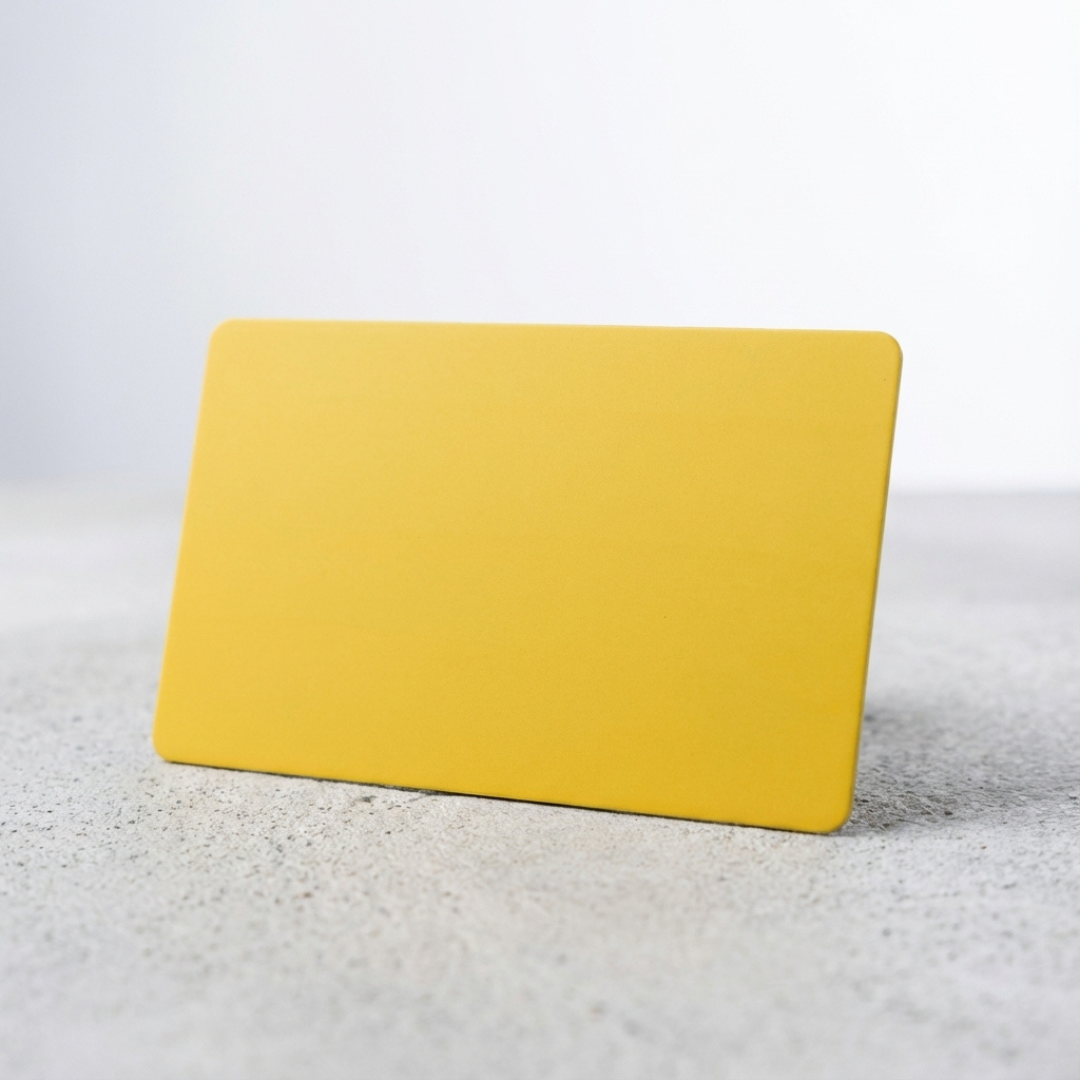 Coated Metal Business Card
