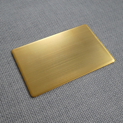 Brushed Metal Business Card