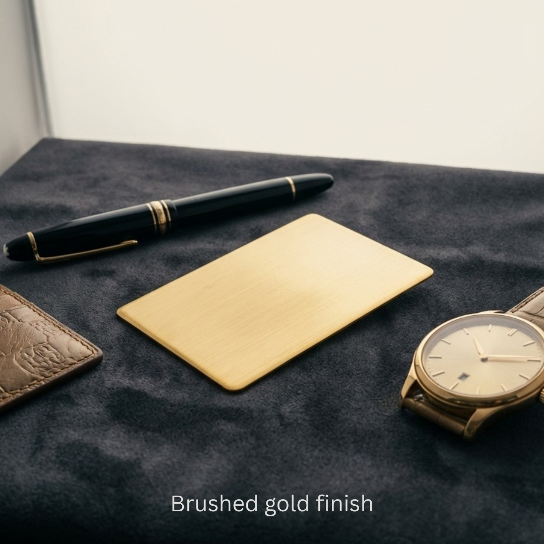 Brushed Metal Business Card