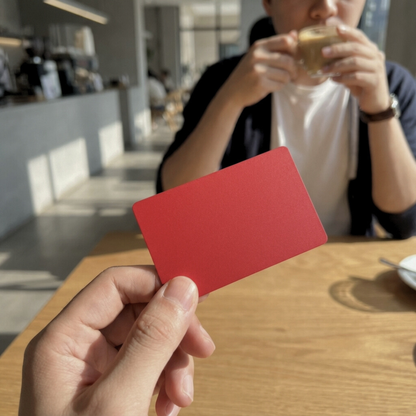 Coated Metal Business Card