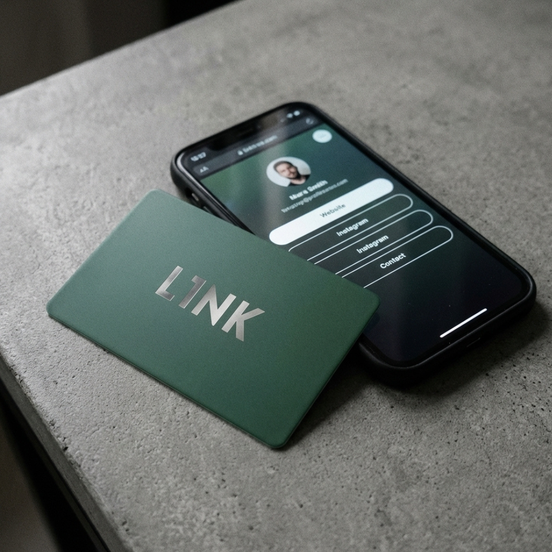 Coated Metal Business Card