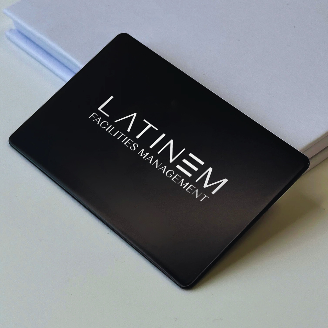Coated Metal Business Card
